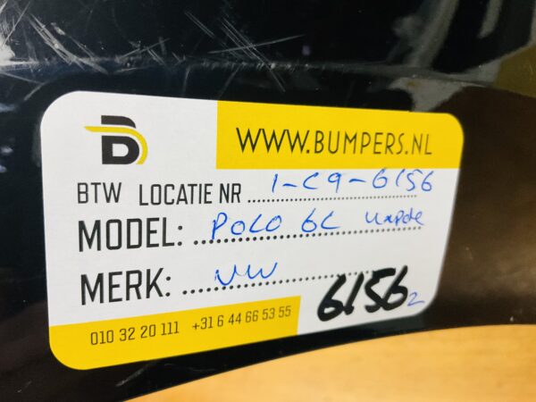 BUMPER Volkswagen Polo 6C 2013-2017  4xpdc VOORBUMPER 1-C9-6156z