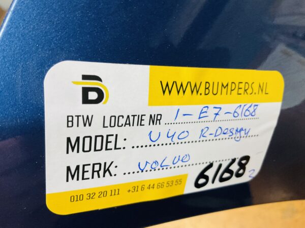 BUMPER Volvo V40 Rdesign R-Design no pdc kls VOORBUMPER 1-E7-6168z