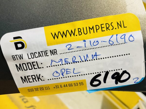 BUMPER Opel Meriva VOORBUMPER 2-i10-6190z