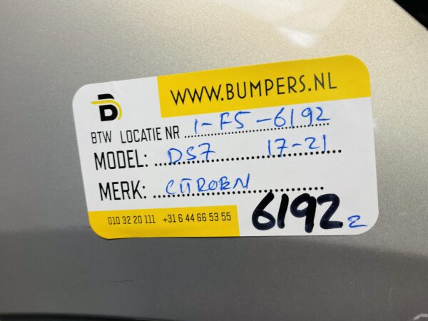 BUMPER Citroen DS7 2017-2021 VOORBUMPER 1-F5-6192z