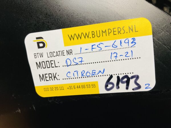 BUMPER Citroen DS7 2017-2021 VOORBUMPER 1-F5-6193z