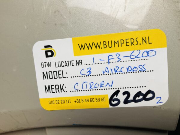 BUMPER Citroen C3 Aircross VOORBUMPER 1-F3-6200z