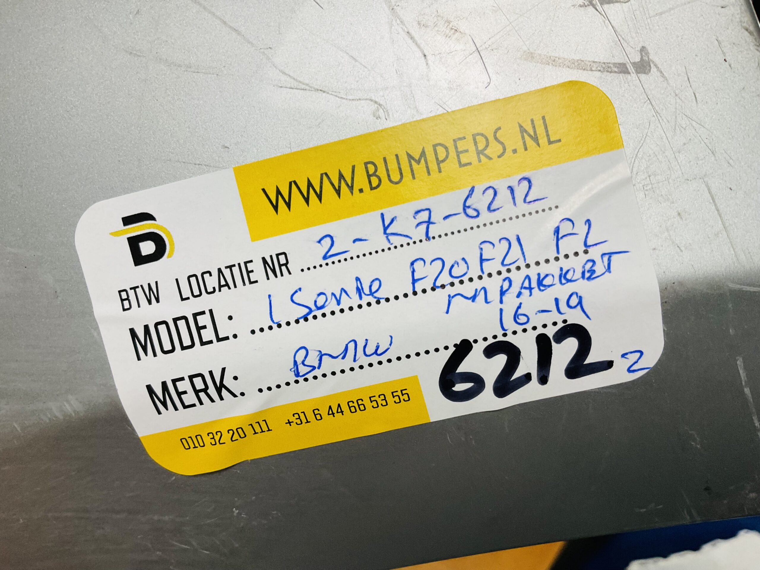 BUMPER BMW 1 Serie F20 F21 MPakket M-Pakket 2016-2019 VOORBUMPER 2-K7-6212z