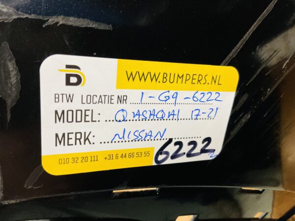 BUMPER Nissan Qashqai 2017-2021 VOORBUMPER 1-G9-6222z