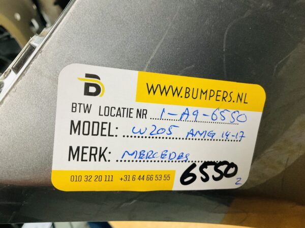 BUMPER Mercedes C Klasse W205 AMG 2014-2017 VOORBUMPER 1-A9-6550z