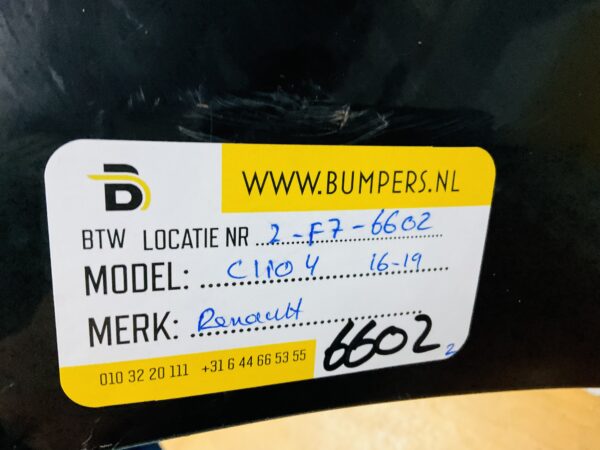BUMPER Renault Clio 4 Facelift 2016-2019 VOORBUMPER 2-F7-6602z