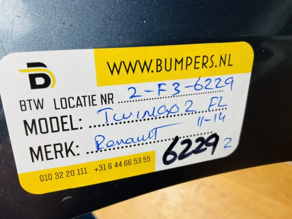 BUMPER Renault Twingo 2 Facelift 2011-2014 VOORBUMPER 2-F3-6229z