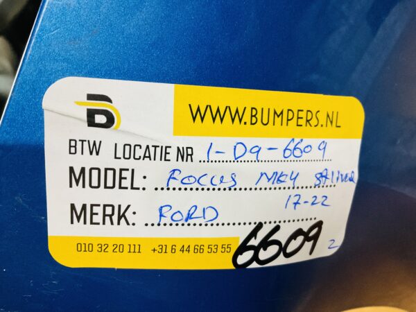 BUMPER Ford Focus MK4 2017-2022 VOORBUMPER 1-D9-6609z