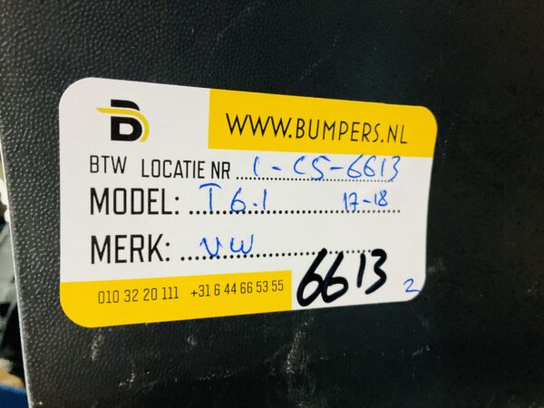 BUMPER Volkswagen T6 T61 2017-2018 VOORBUMPER 1-C5-6613z