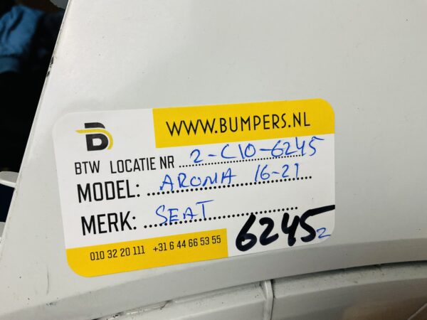 BUMPER Seat Arona 2016-2021 VOORBUMPER 2-C10-6245z