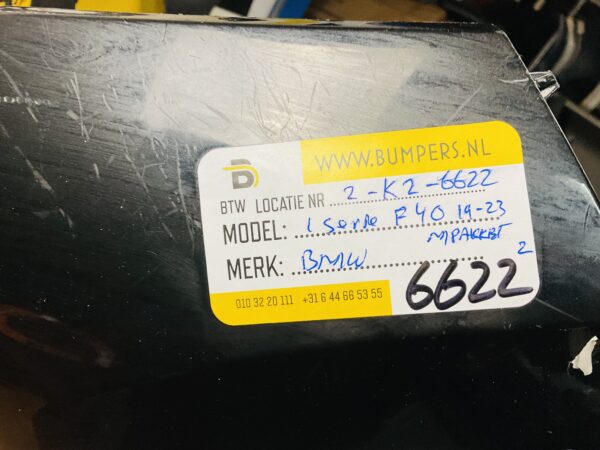 BUMPER BMW 1 Serie F40 MPakket M-Pakket  2019-2023 VOORBUMPER 2-K2-6622z