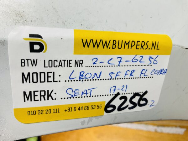 BUMPER Seat Leon 5F FR Facelift 4xpdc 2017-2021 VOORBUMPER 2-C7-6256z