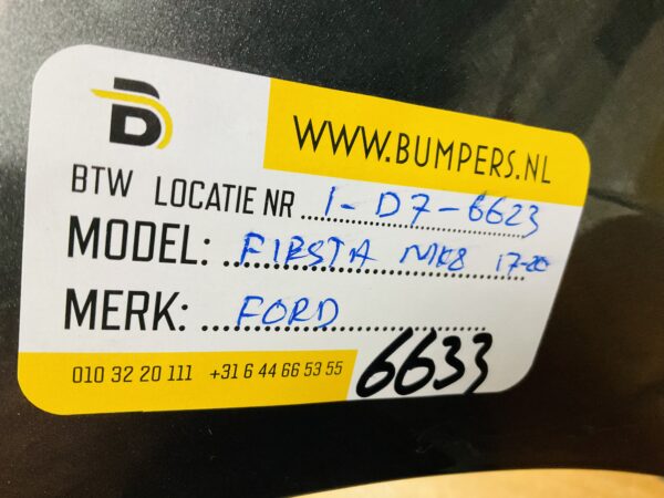 BUMPER Ford Fiesta MK8  2017-2021 VOORBUMPER 1-D7-6633z