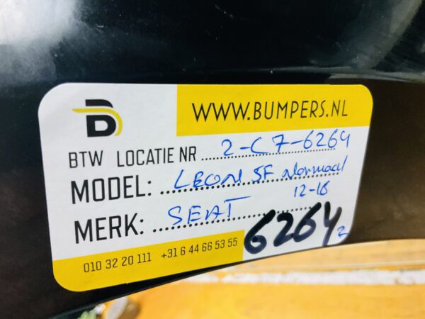 BUMPER Seat Leon 5F Normaal kls 2012-2016 VOORBUMPER 2-C7-6264z