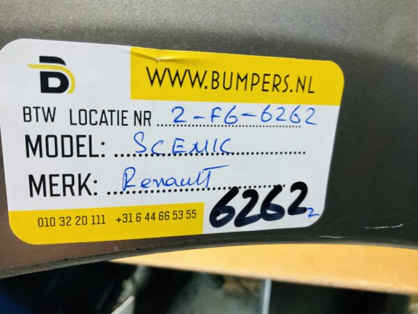 BUMPER Renault Scenic 2009-2012 VOORBUMPER 2-F6-6262z