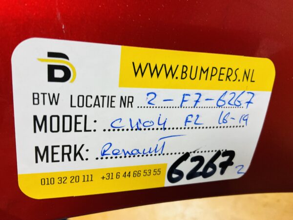 BUMPER Renault Clio 4 Facelift 2016-2019 VOORBUMPER 2-F7-6267z