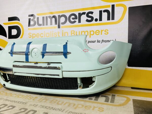 BUMPER Fiat 500  2007-2015 VOORBUMPER 2-B8-6653z