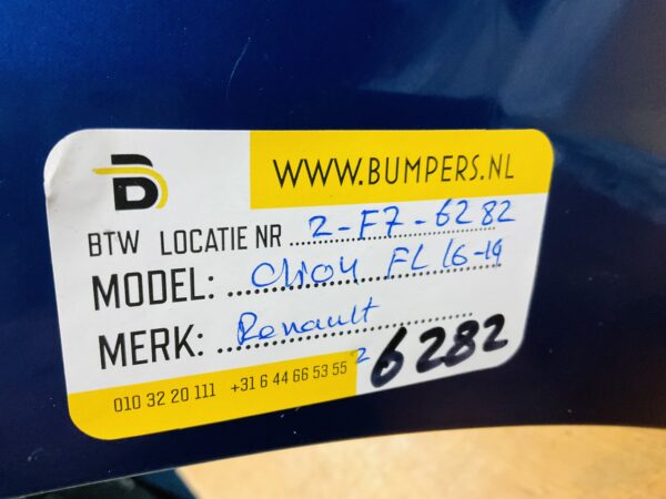 BUMPER Renault Clio 4 Facelift 2016-2019 VOORBUMPER 2-F7-6282z