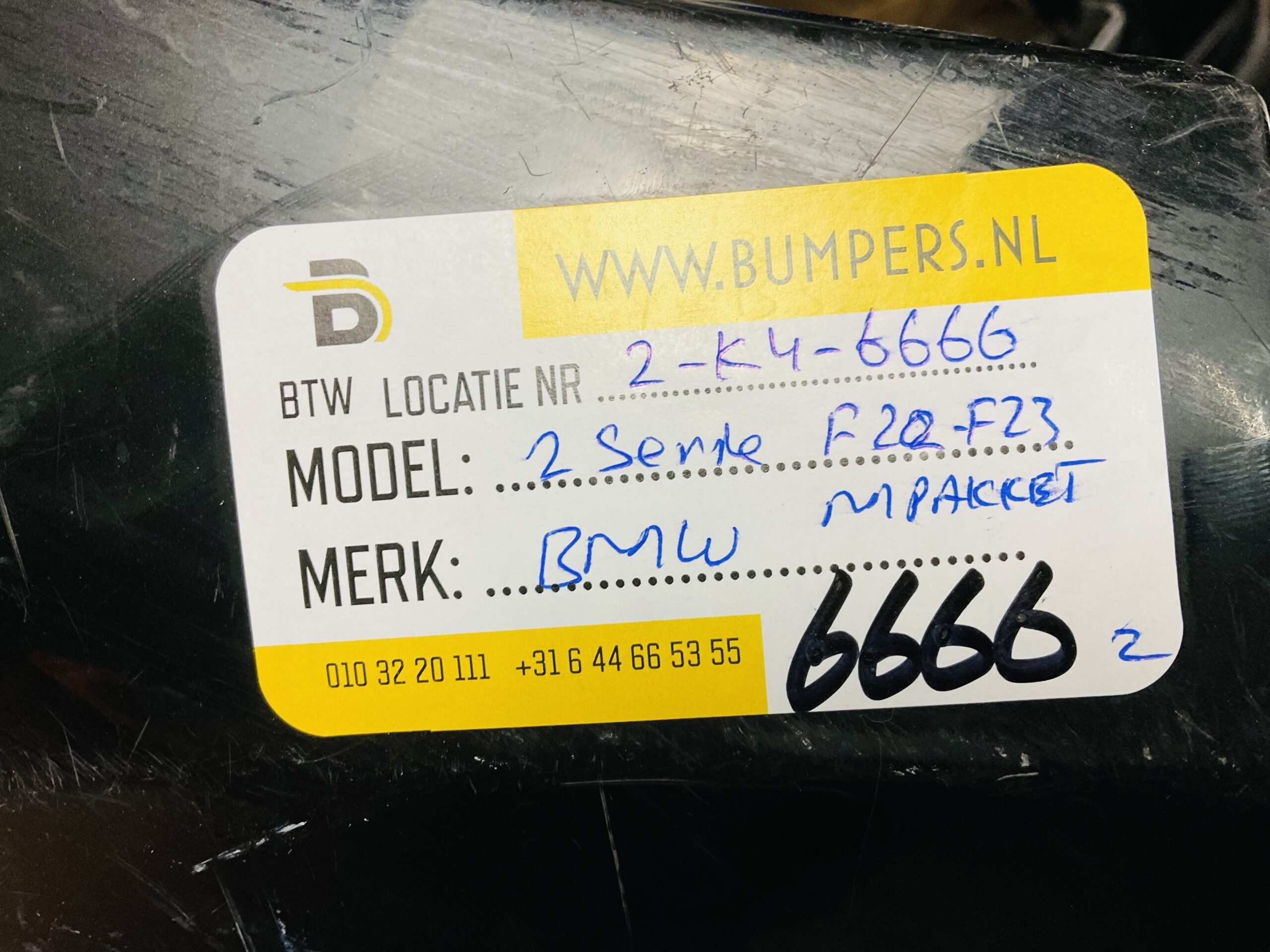 BUMPER BMW 2 Serie F22 F23 MPakket M-Pakket VOORBUMPER 2-K4-6666z