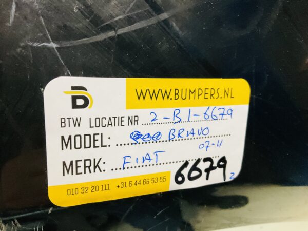 BUMPER Fiat Bravo 2007-2011 VOORBUMPER 2-B1-6679z