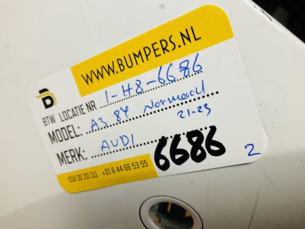 BUMPER Audi A3 8Y Normaal 2021-2023 VOORBUMPER 1-H8-6686z