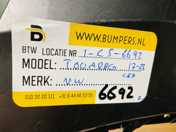 BUMPER Volkswagen Touareg CR7  2017-2023 VOORBUMPER 1-C5-6692z