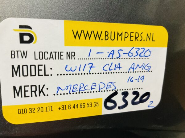 BUMPER Mercedes CLA Klasse W117 AMG Facelift 2016-2019 VOORBUMPER 1-A5-6320z