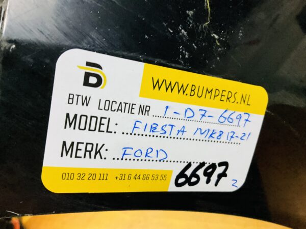 BUMPER Ford Fiesta MK8 2017-2021 VOORBUMPER 1-D7-6697z