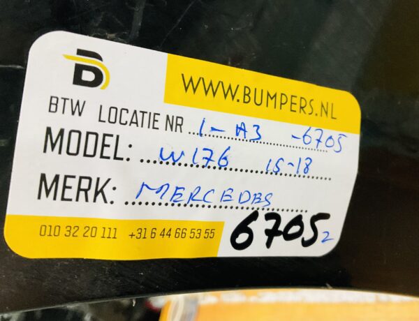 BUMPER Mercedes A Klasse W176 AMG 2015-2018 VOORBUMPER 1-A3-6705z