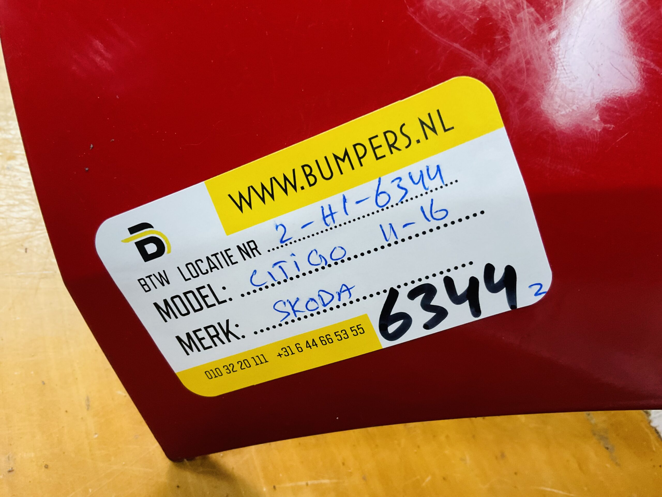 BUMPER Skoda Citigo 2011-2017 VOORBUMPER 2-H1-6344z