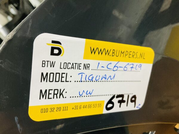 BUMPER Volkswagen Tiguan  2016-2021 VOORBUMPER 1-B8-6719z