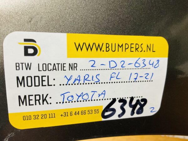 BUMPER Toyota Yaris Facelift 2017-2021 VOORBUMPER 2-D2-6348z