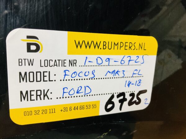 BUMPER Ford Focus MK3 Facelift 2014-2018 VOORBUMPER 1-D9-6725z