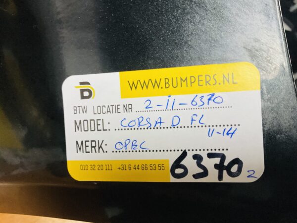 BUMPER Opel Corsa D Facelift 2011-2014 VOORBUMPER 2-i1-6370z