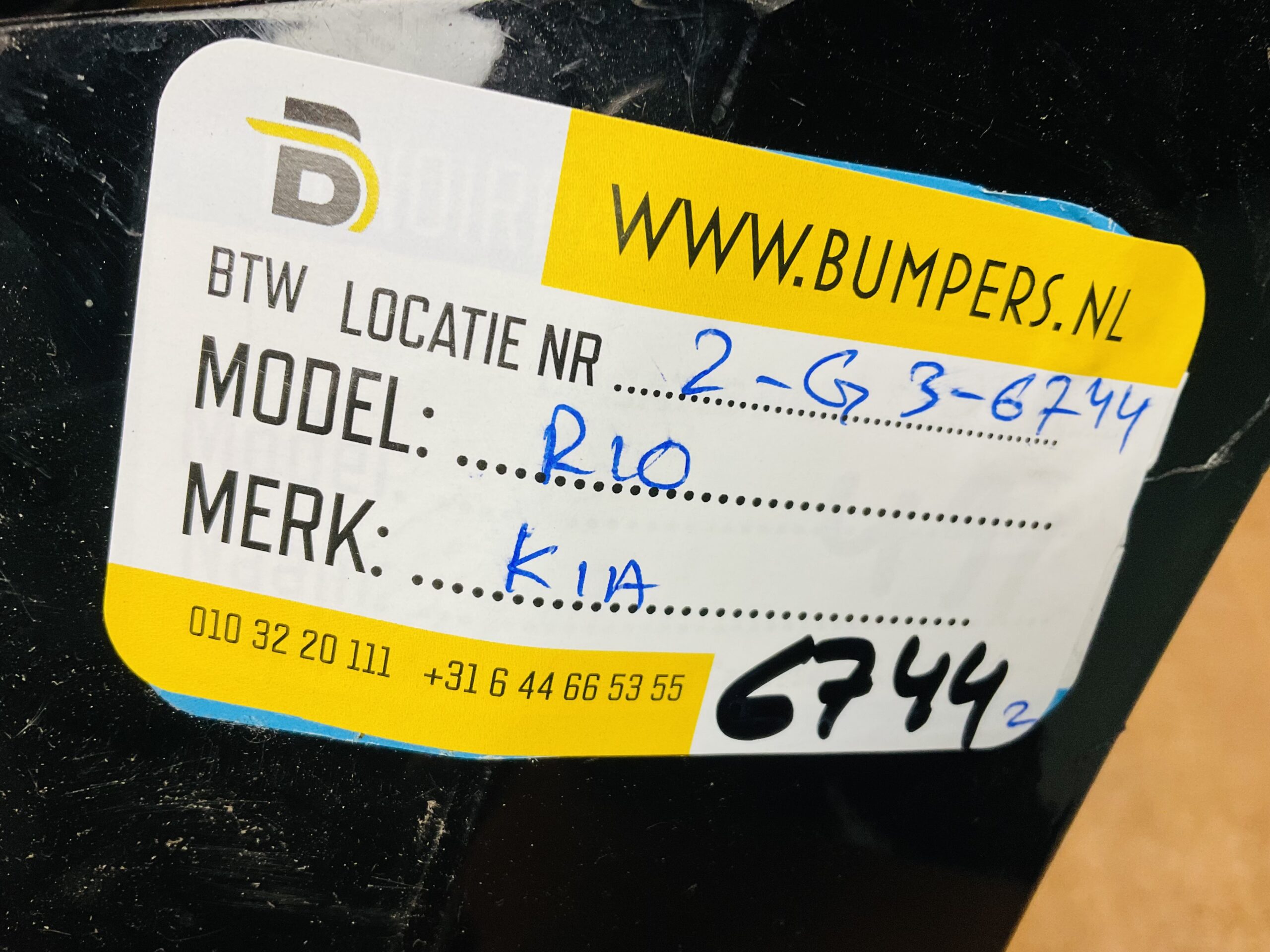 BUMPER Kia Rio 2017-2021 VOORBUMPER 2-G3-6744z