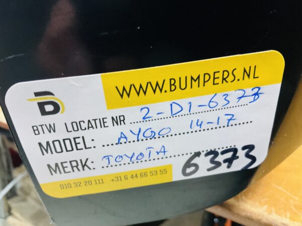 BUMPER Toyota Aygo  2014-2017 VOORBUMPER 2-D1-6373z