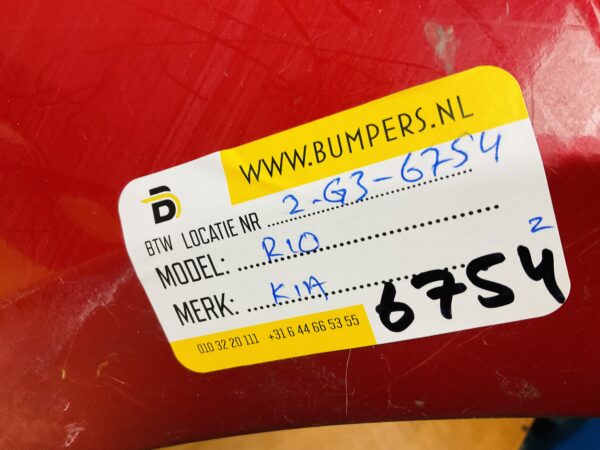 BUMPER Kia Rio  Facelift 2015-2017 VOORBUMPER 2-G3-6754z
