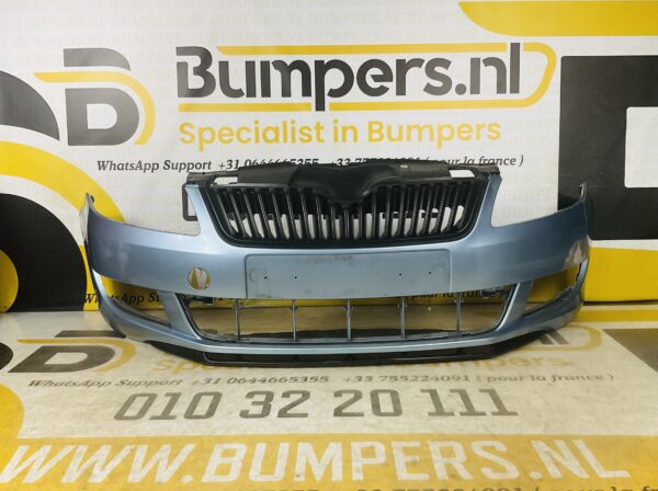 BBUMPER Skoda Fabia 2 Facelift 2009-2013 VOORBUMPER 2-H6-6397z