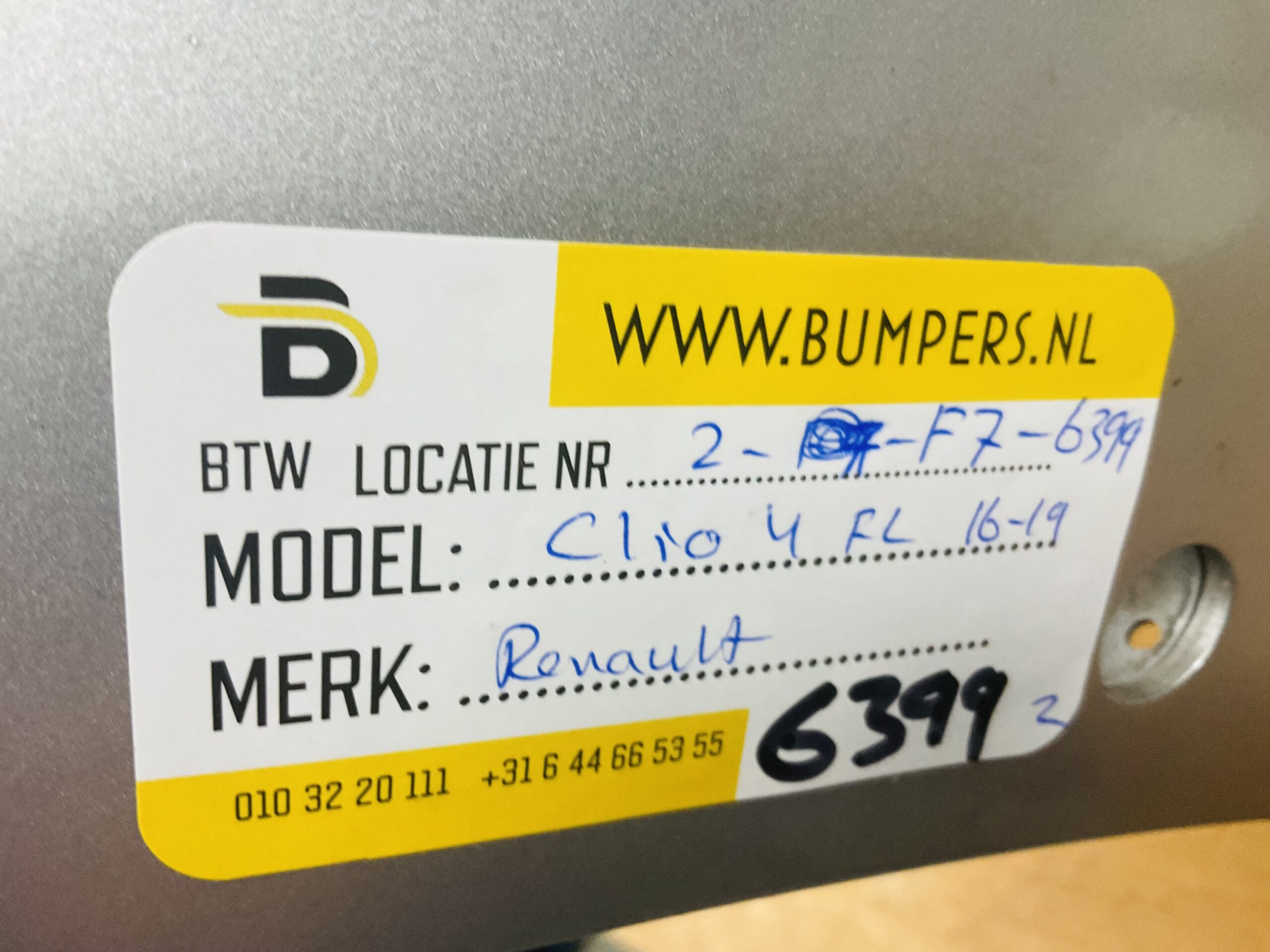 BUMPER Renault Clio 4 Facelift 2016-2019 VOORBUMPER 2-F7-6399z