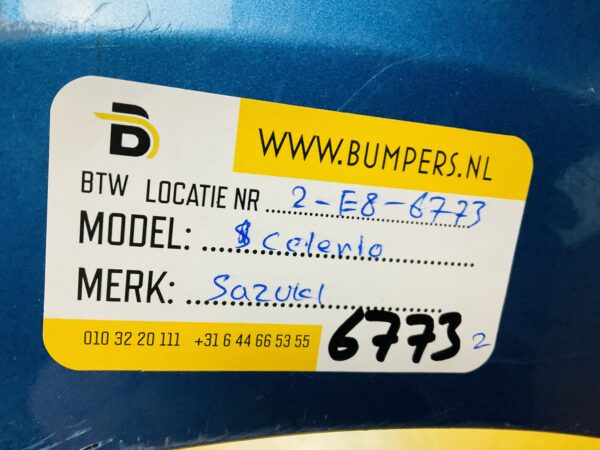 BUMPER Suzuki Celerio 2014-2023 VOORBUMPER 2-E8-6773z