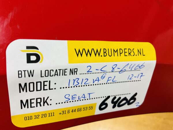 BUMPER Seat Ibiza 6J Facelift 2012-2017 VOORBUMPER 2-C8-6406z