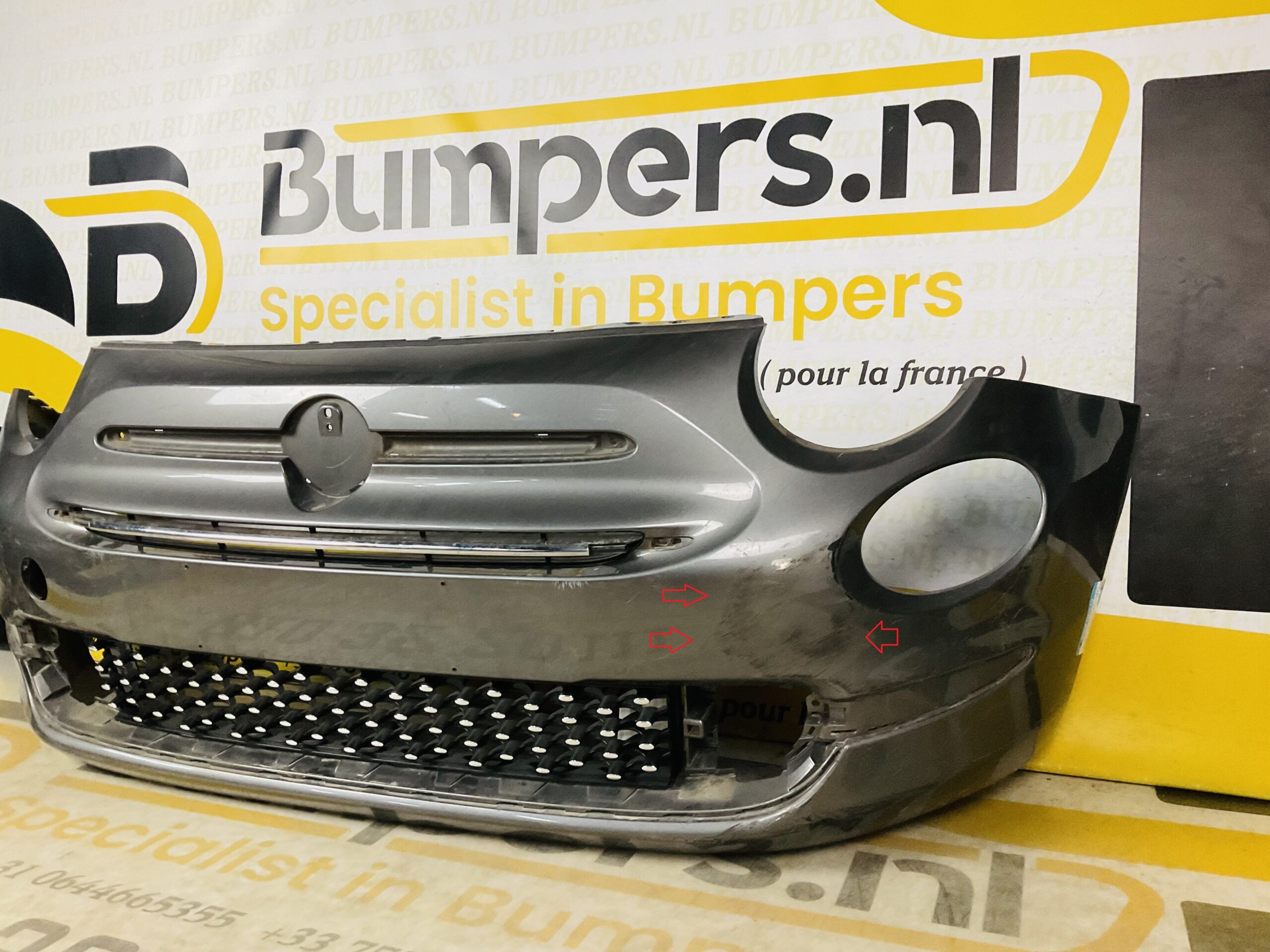 BUMPER Fiat 500 Facelift 2016-2021 VOORBUMPER 2-B8-6782z