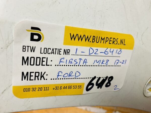BUMPER Ford Fiesta MK8 2017-2022 VOORBUMPER 1-D2-6418z