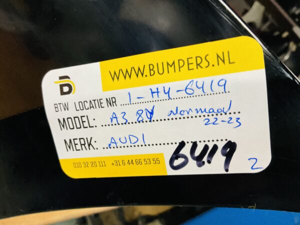 BUMPER Audi A3 8Y Normaal 2021-2023 VOORBUMPER 1-H4-6419z