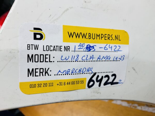 BUMPER Mercedes CLA Klasse W118 AMG Facelift 2019-2023 VOORBUMPER 1-A10-6422z