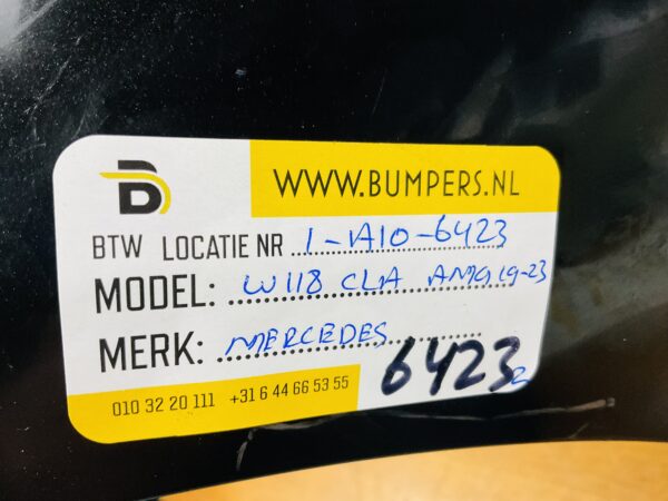 BUMPER Mercedes CLA Klasse W118 AMG Facelift 2019-2023 VOORBUMPER 1-A10-6423z