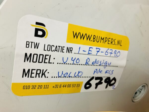 BUMPER Volvo V40 Rdesign R-Design pdc kls VOORBUMPER 1-E7-6790z