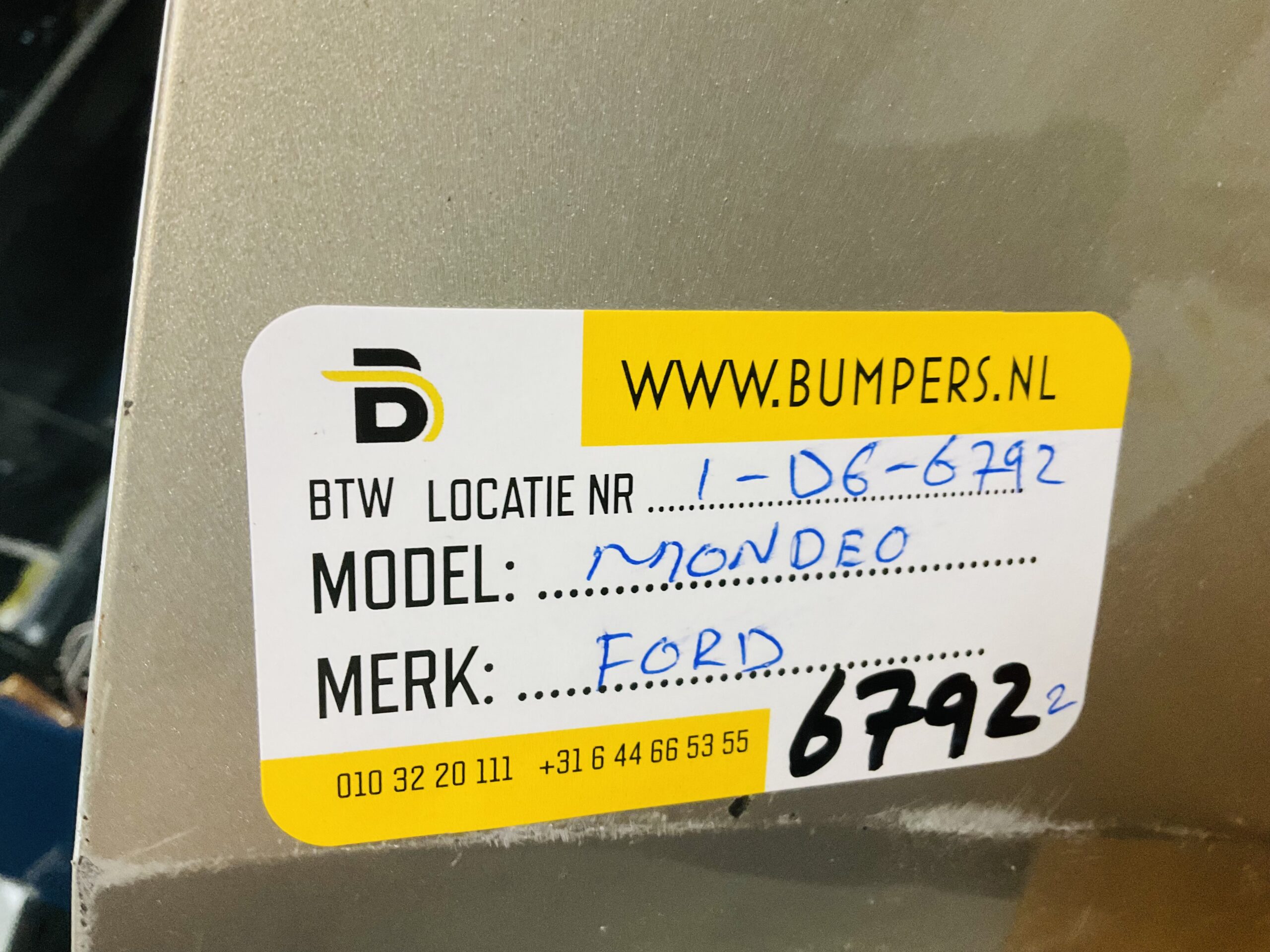 BUMPER Ford Mondeo MK5 VOORBUMPER 1-D6-6792z