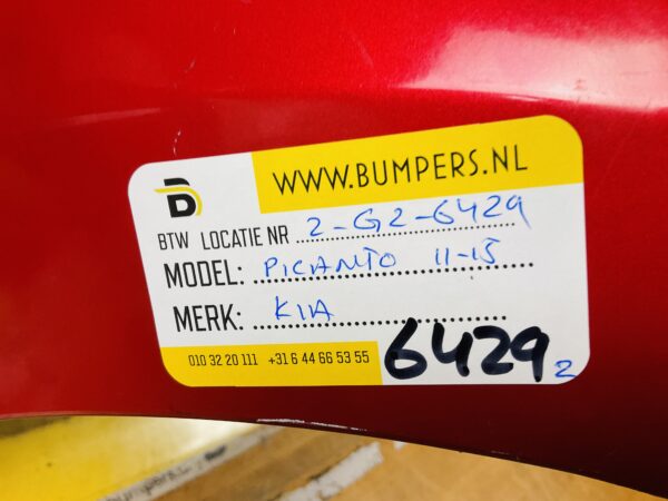 BUMPER Kia Picanto 2011-2015 VOORBUMPER 2-G2-6429z