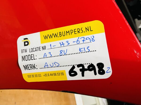 BUMPER Audi A3 8V kls 2012-2016 VOORBUMPER 1-H3-6798z